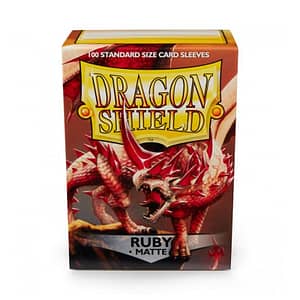 Dragon Shield Sleeves – Matirani, Ruby Crvena (63x88mm)