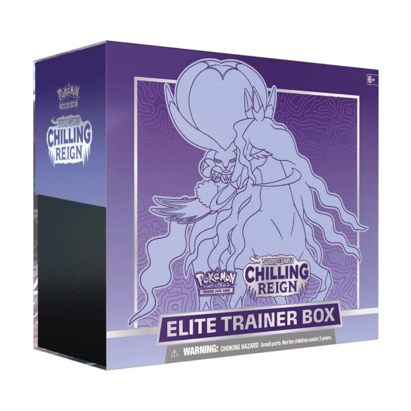 Pokemon Sword and Shield – Chilling Reign Elite Trainer Box (Shadow Rider Calyrex)